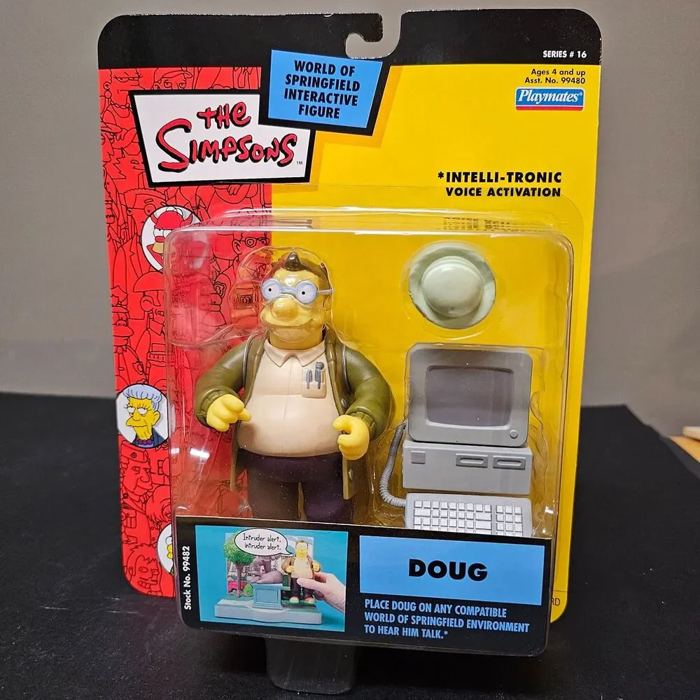 Doug World of Springfield Simpsons Intelli-tronic Figure 2004 NIP Series 16